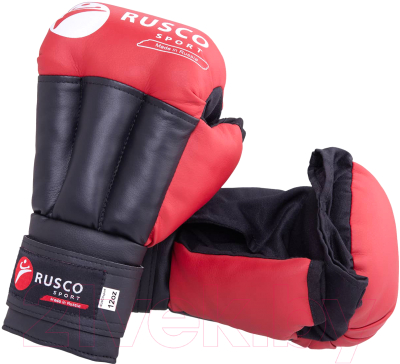 Перчатки для рукопашного боя RuscoSport Красные (р-р 4)