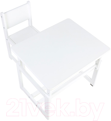 Комплект мебели с детским столом Polini Kids Eco 400 SM / 0003052-04 (белый)