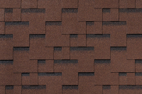 Черепица Roofshield Фемили Лайт Модерн коричневый с оттенением / FL-M-16 (3м2) - 