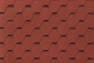 Черепица Roofshield Фемили Лайт Стандарт красный с оттенением / FL-S-09 (3м2)