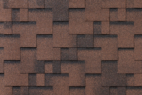 Черепица Roofshield Фемили Эко Лайт Модерн коричневый с оттенением / FL-М-49 (3м2) - 