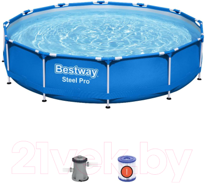 Каркасный бассейн Bestway 56681 (366x76, с фильтр-насосом)