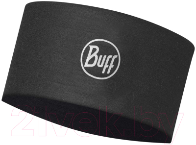 Повязка на голову Buff CoolNet UV+ Wide Headband Solid Black (120007.999.10.00)