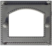 Дверца печная Литком Север ДТ-6С (Р) (под стекло, крашеная) - 