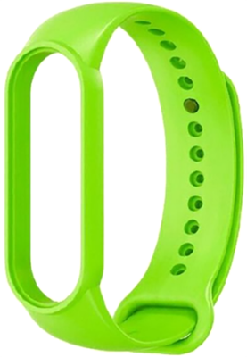 Ремешок для фитнес-трекера Miru 4088 для Mi band 5 (силиконовый, салатовый) - 