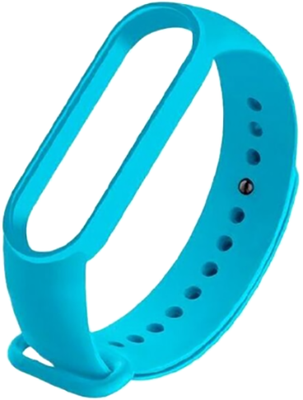 Ремешок для фитнес-трекера Miru 4090 для Mi band 5 (силиконовый, голубой) - 