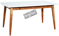Обеденный стол Экомебель Дубна Самурай 2 90x150-200 (бриз) - 