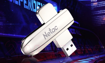 Usb flash накопитель Netac USB Drive U389 Top Speed USB3.1 128GB (NT03U389N-128G-31PN)