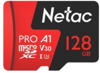 Карта памяти Netac MicroSD Card P500 Extreme Pro 128GB (NT02P500PRO-128G-R) (с адаптером) - 