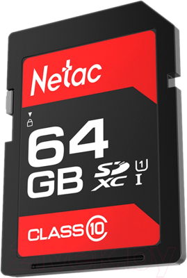 Карта памяти Netac P600 Standard SD 64GB (NT02P600STN-064G-R)