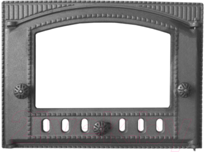 Дверца печная Литком ДТК-2С (Р) ДК-2С (под стекло, крашеная)