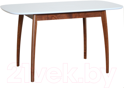 Обеденный стол Экомебель Дубна Скандинавия мини 70x105-137.5 (бриз)