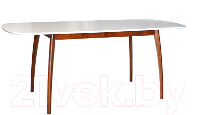 Обеденный стол Экомебель Дубна Спайдер 80x150-190 (бриз)