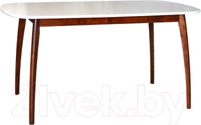 Обеденный стол Экомебель Дубна Спайдер 80x150-190 (бриз)