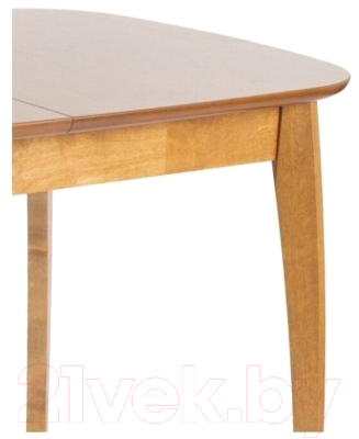 Обеденный стол Экомебель Дубна Спайдер мини 70x105-137.5 (орех)