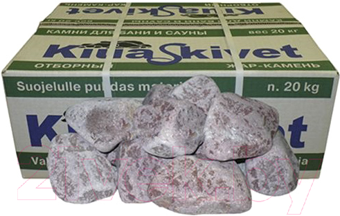 Камни для бани No Brand Малиновый кварцит обвалованный мелкий (20кг)