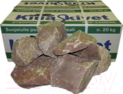 Камни для бани No Brand Малиновый кварцит колотый крупный (20кг)