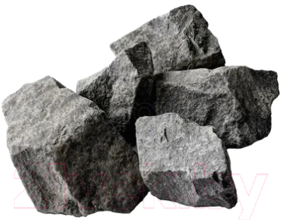 Камни для бани No Brand Габбро-диабаз колотый крупный (20кг)