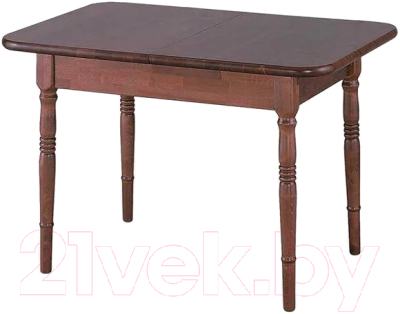 Обеденный стол Экомебель Дубна Визави 70.2x105-155 (махагон)