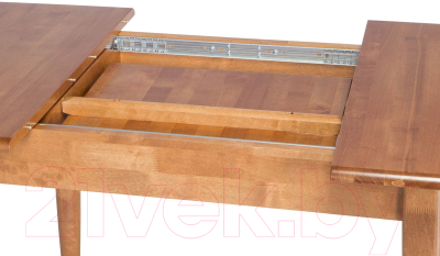 Обеденный стол Экомебель Дубна Лео 74x105-155 (орех)