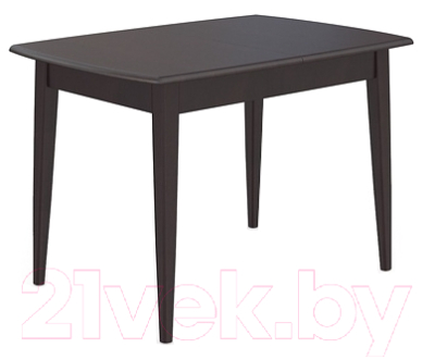 Обеденный стол Экомебель Дубна Лео 74x105-155 (венге)