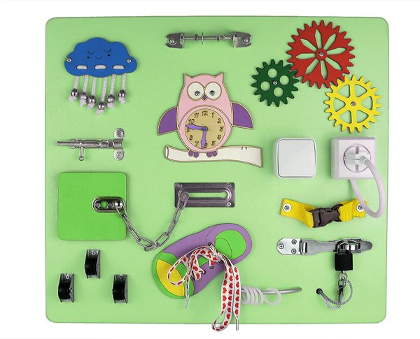 Шведская стенка Midzumi Hoshi Kabe Busyboard (ментоловый сорбет/салатовый)