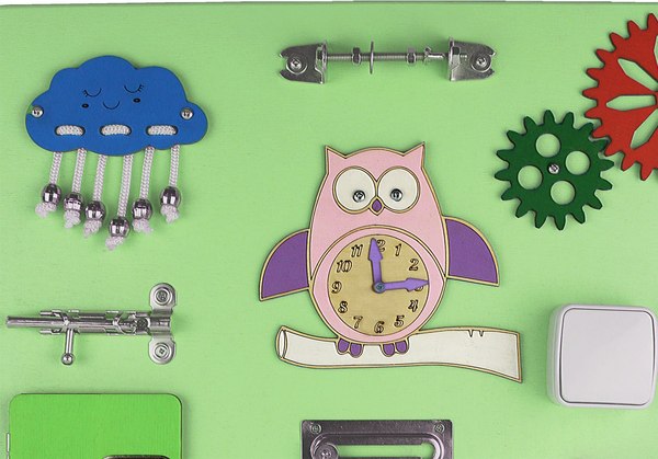 Шведская стенка Midzumi Hoshi Kabe Busyboard (ментоловый сорбет/салатовый)