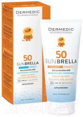 Крем солнцезащитный Dermedic Sunbrella Baby SPF50 ZnO + TiO2 (50г)