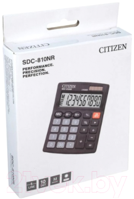 Калькулятор Citizen SDC-810 NR
