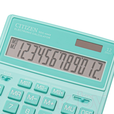 Калькулятор Citizen SDC-444 XRGNE (бирюзовый)
