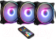Миниатюра изображения товара Набор вентиляторов для корпуса Inter-Tech Argus RS-08 RGB 3x120mm + Music Controlled