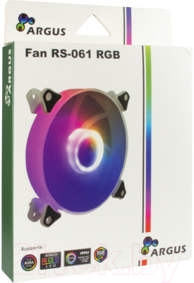 Изображение товара Вентилятор для корпуса Inter-Tech Argus RS-061 RGB LED 120mm