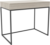 Консольный столик Hype Mebel Авелин 70x40 (черный/древесина белая) - 