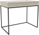 Консольный столик Hype Mebel Авелин 90x40 (черный/древесина белая) - 