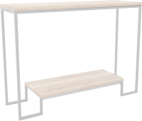 Консольный столик Hype Mebel Голд 80x35 (белый/древесина белая) - 