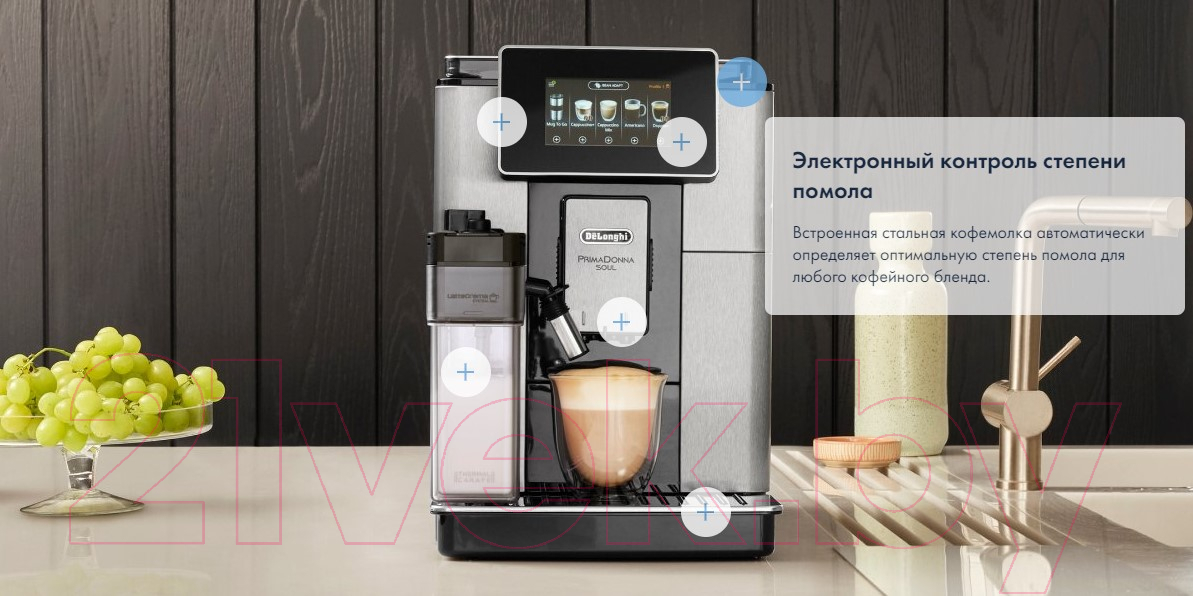 Кофемашина DeLonghi ECAM610.75.MB — фото 9