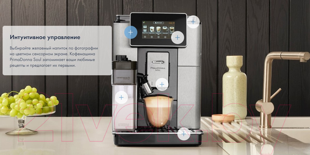 Кофемашина DeLonghi ECAM610.75.MB — фото 10
