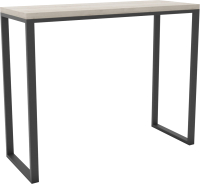 Барный стол Hype Mebel Классик 120x40x110 (черный/древесина белая) - 