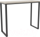 Барный стол Hype Mebel Классик 120x40x110 (черный/древесина белая) - 