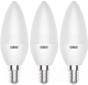 Миниатюра изображения товара Лампа Gauss Elementary Свеча 6W 420lm 3000K E14 / 33116T (3шт в упаковке)