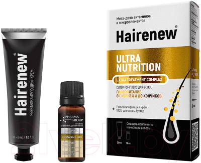 Набор косметики для волос Hairenew Гиперпитание от корней до кончиков (30мл+10мл)