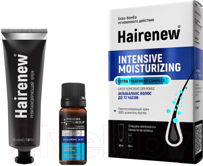 Набор косметики для волос Hairenew Аква-бомба мгновенного действия (30мл+10мл)