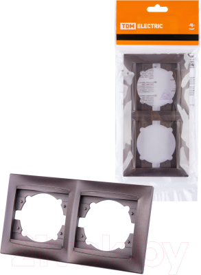 Рамка для выключателя TDM Лама SQ1815-0530 (шоколад)
