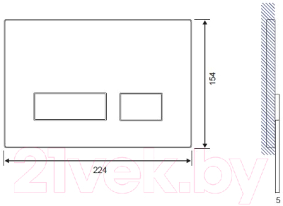 Унитаз подвесной с инсталляцией Roca A34647L000 + A801470004 + S-IN-MZ-VECTOR + P-BU-MOV/Blg/Gl