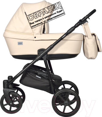 Детская универсальная коляска INDIGO Broco Eco 2 в 1 (Be 07, серая кожа)