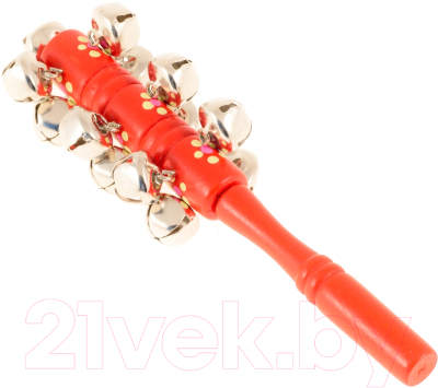 Музыкальная игрушка Анданте Стучалка бубенцы / RDI-D247-1a (красный)
