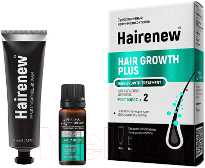Набор косметики для волос Hairenew Рост волос x 2 (30мл+10мл)