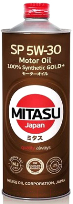 Моторное масло Mitasu Gold Plus SP 5W30 / MJ-P01-1 (1л)