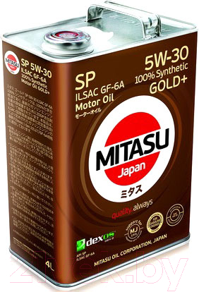 Моторное масло Mitasu Gold Plus SP 5W30 / MJ-P01-4 (4л)