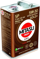 Моторное масло Mitasu Gold Plus SP 5W30 / MJ-P01-4 (4л) - 